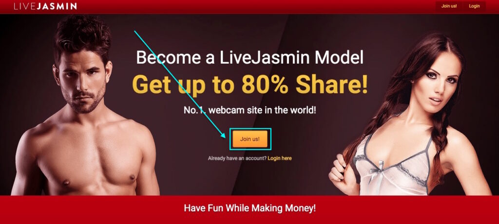 Регистрация модели на вебкам сайте LiveJasmin — Подробная инструкция с фотографиями